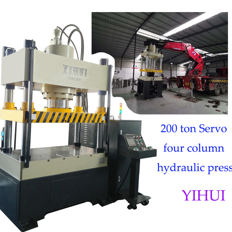 Loading of 200 ton Servo four column hydraulic press to USA